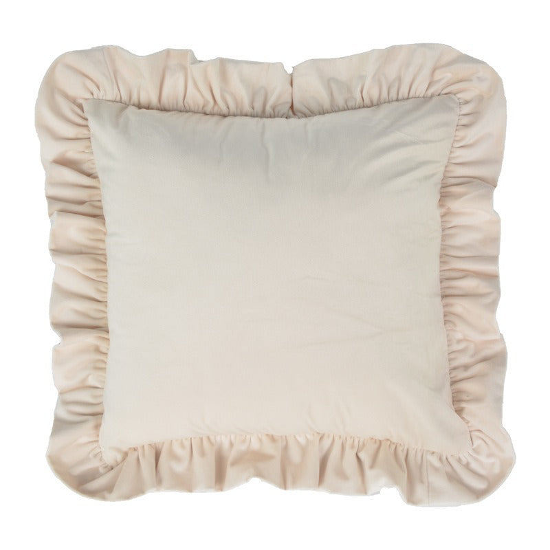 Ruffled Decorative Throw Pillow