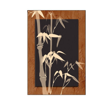 Bamboo Inspired Decorative Canvas Art Homeandso