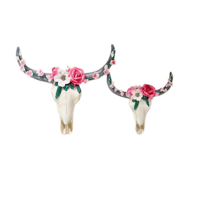 Floral Skull Wall Decor Homeandso