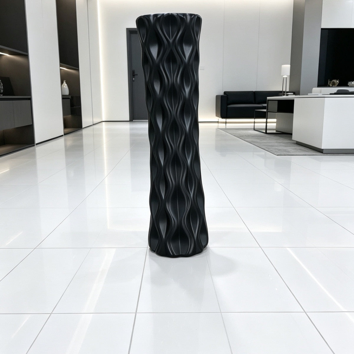 Sculptural Wave Design Planter