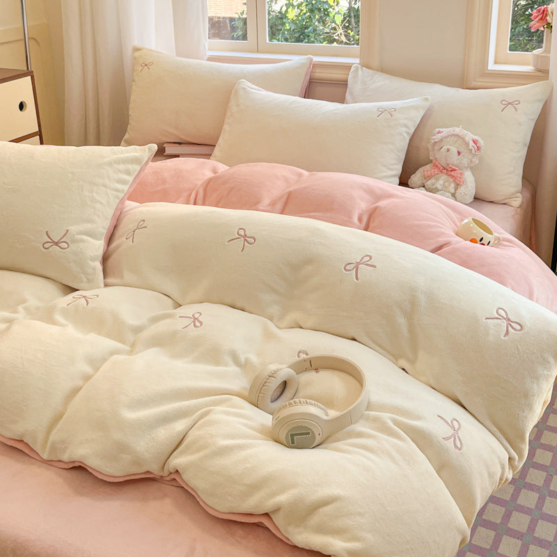 Luxurious Plush Duvet Set Homeandso