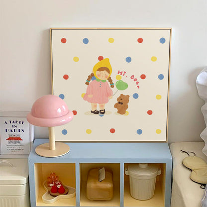 Whimsical Café-Themed Art Print Homeandso