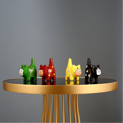 Decorative Cat Figurines Homeandso