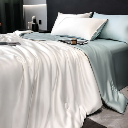 Decorative Luxurious Silk Bedding Set Homeandso