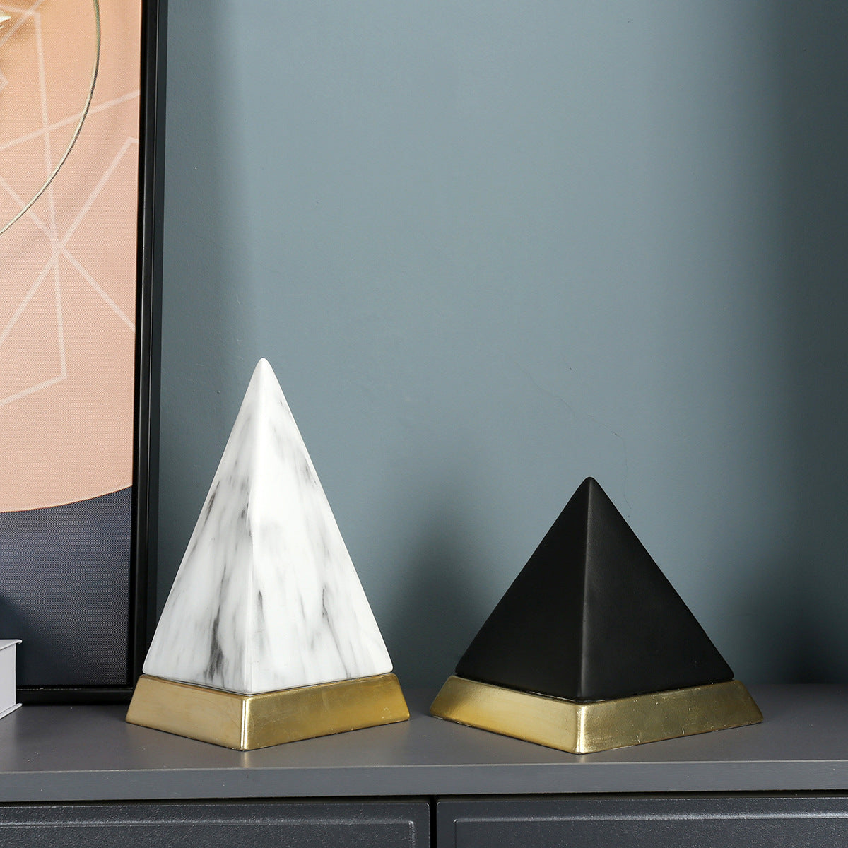 Decorative Pyramid Sculpture Homeandso