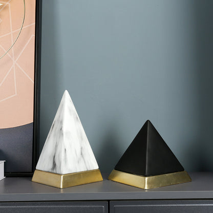 Decorative Pyramid Sculpture Homeandso
