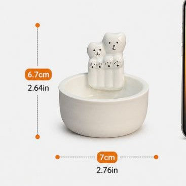Decorative Ceramic Cat Planter Homeandso
