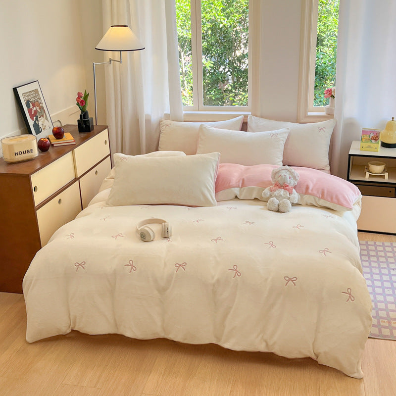 Luxurious Plush Duvet Set Homeandso