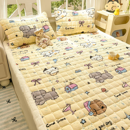 Plush Cartoon-Themed Blanket Homeandso
