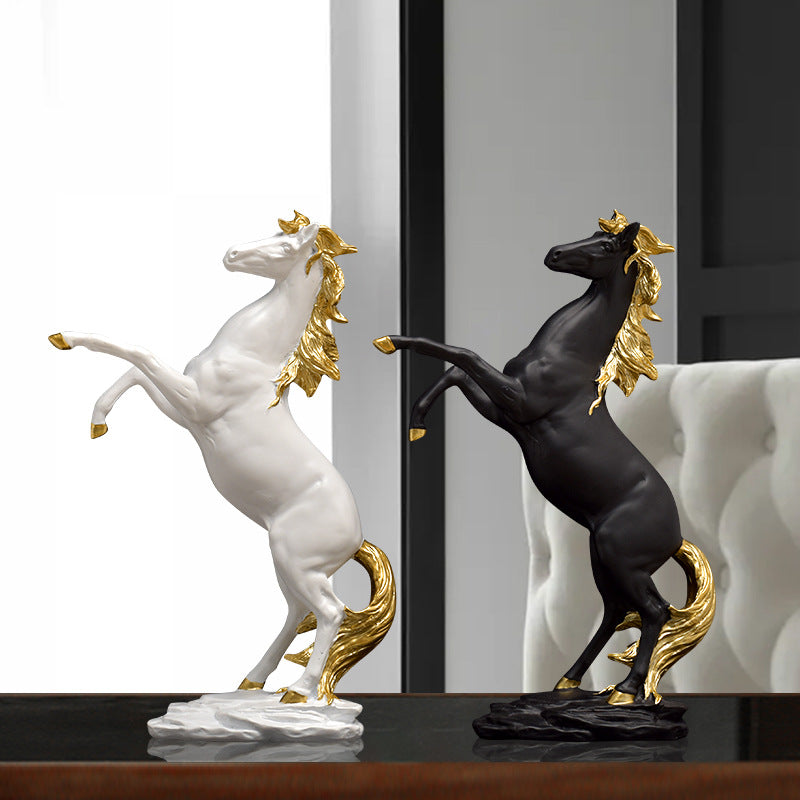 Elegant Horse Figurine Homeandso