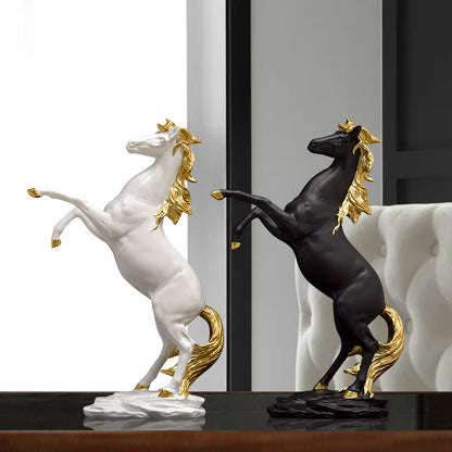 Elegant Horse Figurine Homeandso