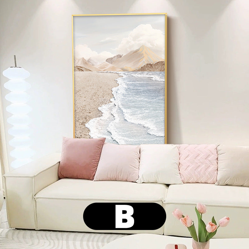 Abstract Scenic Coastal Landscape Art Print Homeandso