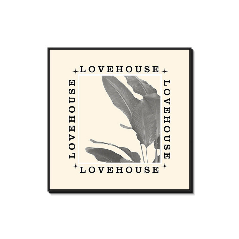 Artistic Tropical Leaf Framed Wall Art Homeandso