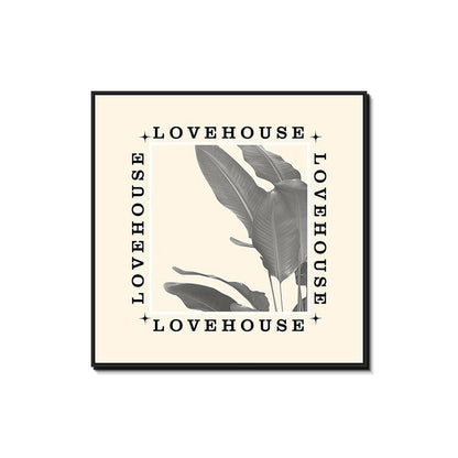 Artistic Tropical Leaf Framed Wall Art Homeandso