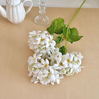 Elegant Faux Violet Floral Stem