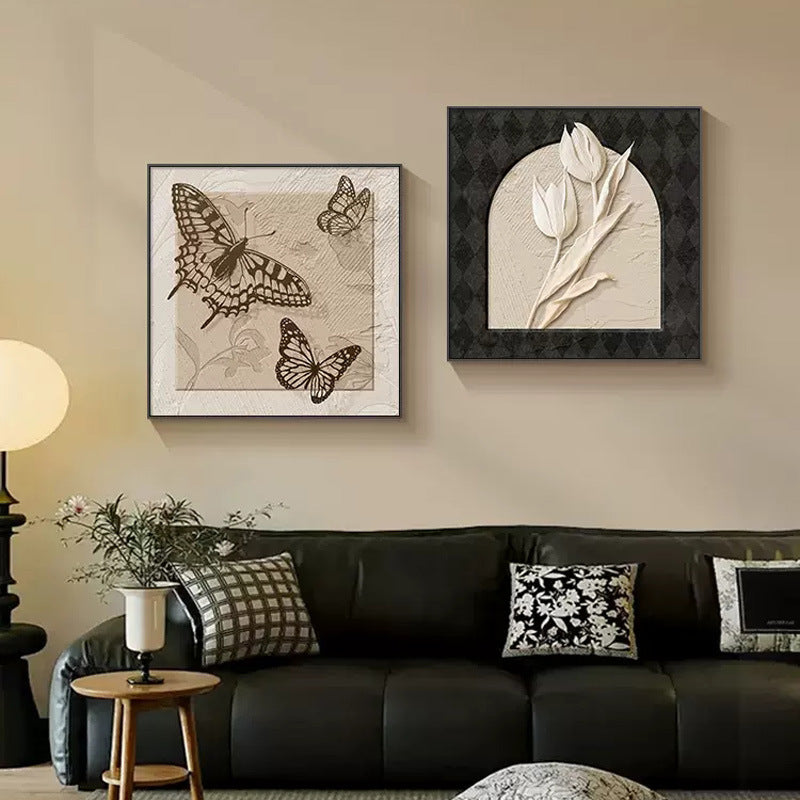 Decorative Floral Framed Artwork Homeandso