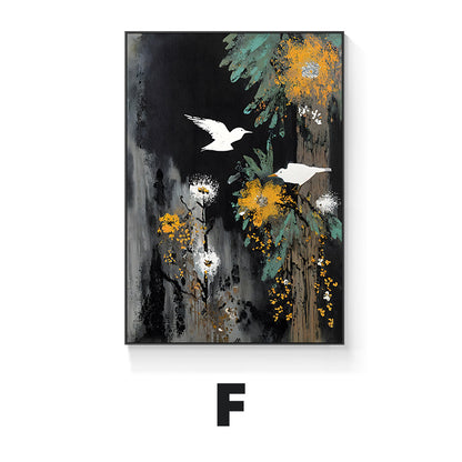 Asian-Inspired Decorative Framed Wall Art Homeandso