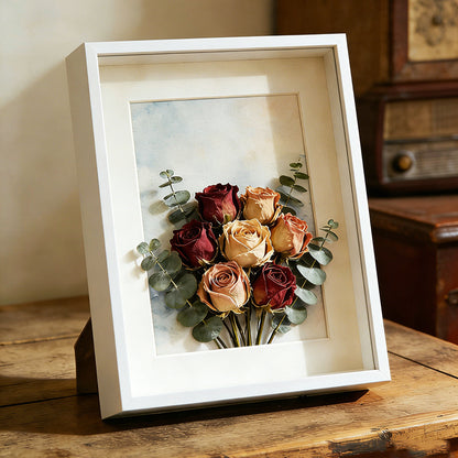 Preserved Flower Wall Art Display