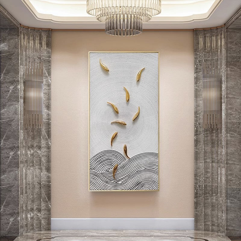 3D Abstract Wave Sculpture Art Homeandso