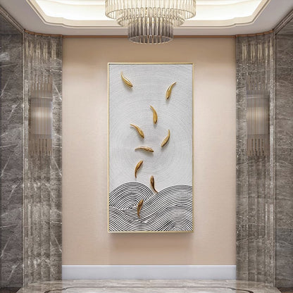 3D Abstract Wave Sculpture Art Homeandso