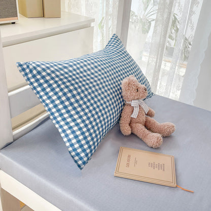Gingham Patterned Duvet Cover Set
