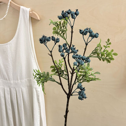 Decorative Faux Berry Stem for Home Floral Display