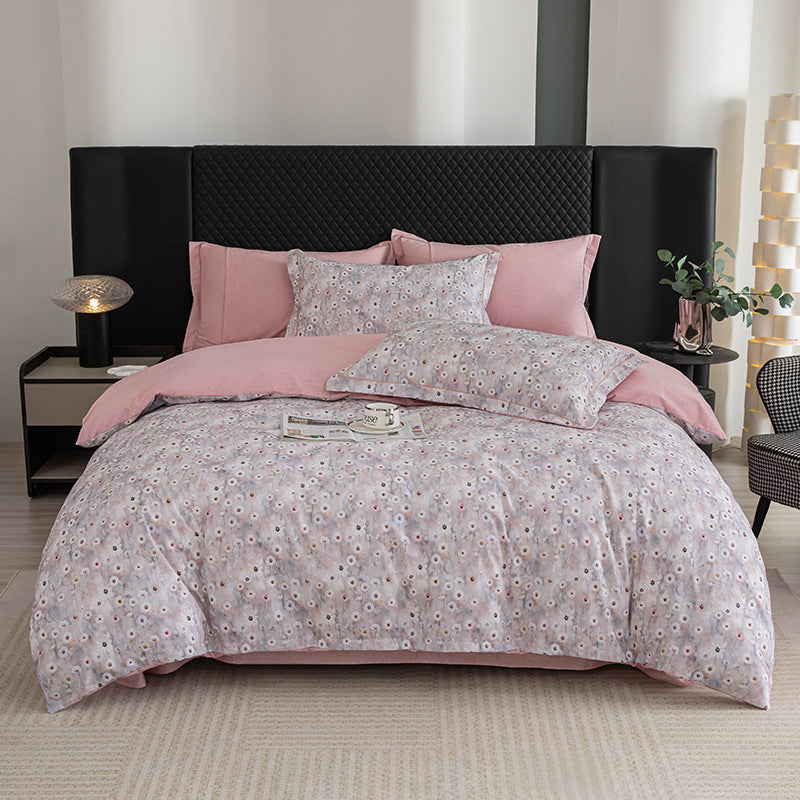 Nature-Inspired Botanical Print Duvet Cover Set