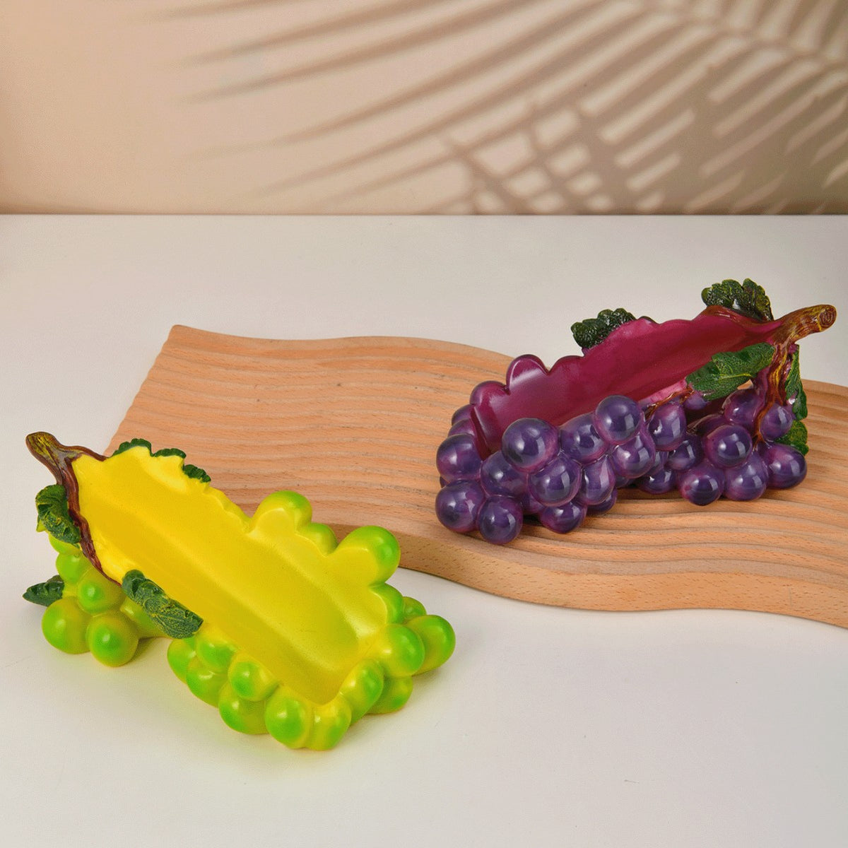 Decorative Grapes and Cabbage Fruit Bowl Homeandso
