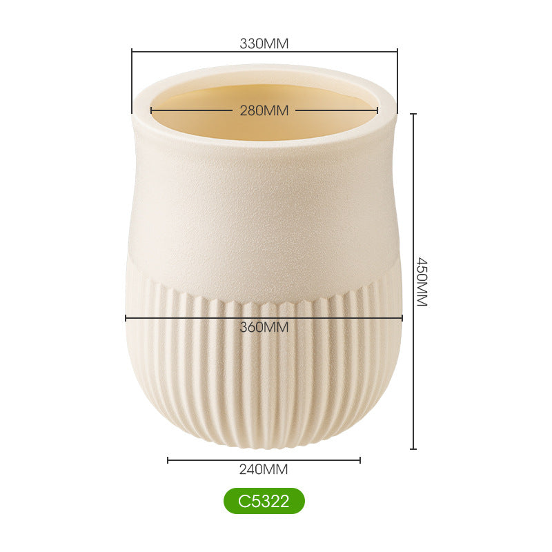 Decorative Textured Plant Pot Homeandso