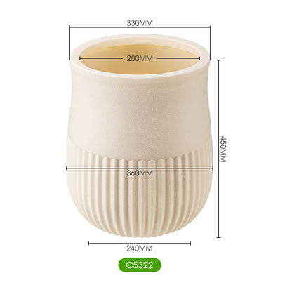 Decorative Textured Plant Pot Homeandso