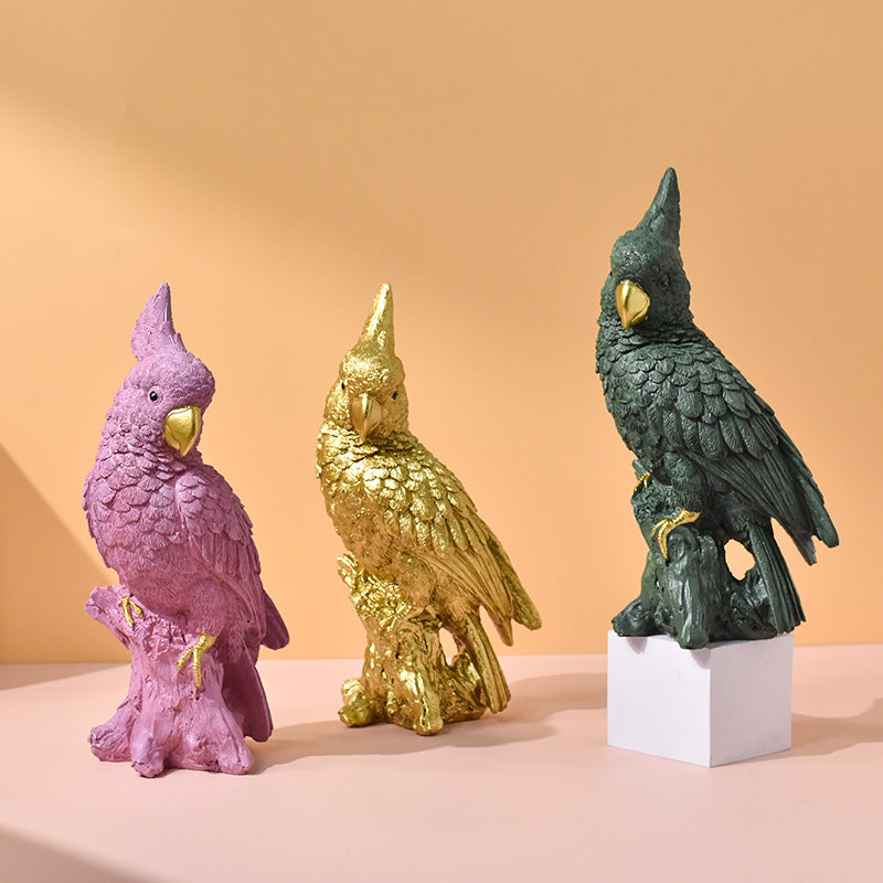 Decorative Parrot Figurine Homeandso