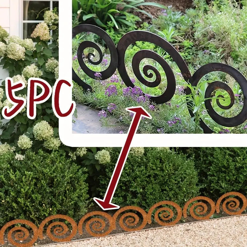 Decorative Garden Spiral Ground Stakes Homeandso