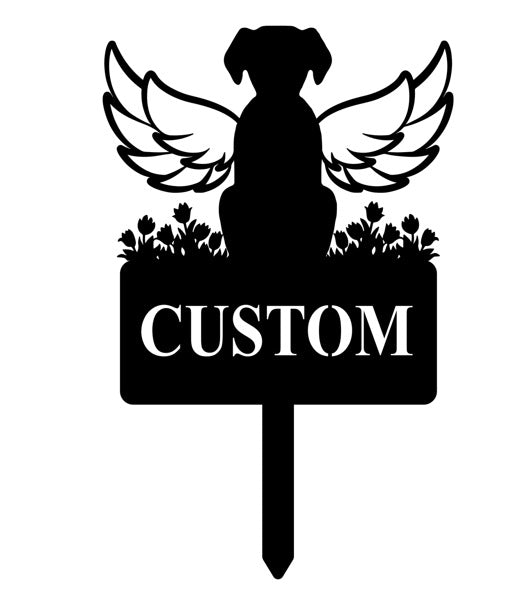 Customized Cat Garden Marker Homeandso