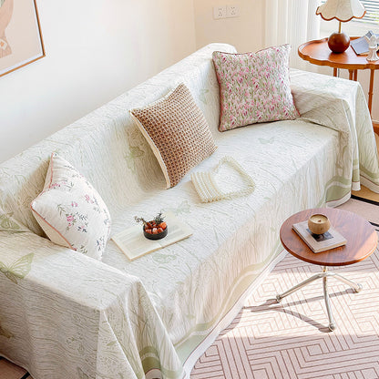Floral Print Sofa Cover