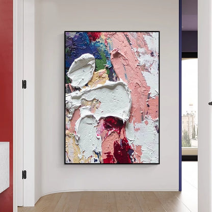 Textured Abstract Expression Canvas Art Homeandso