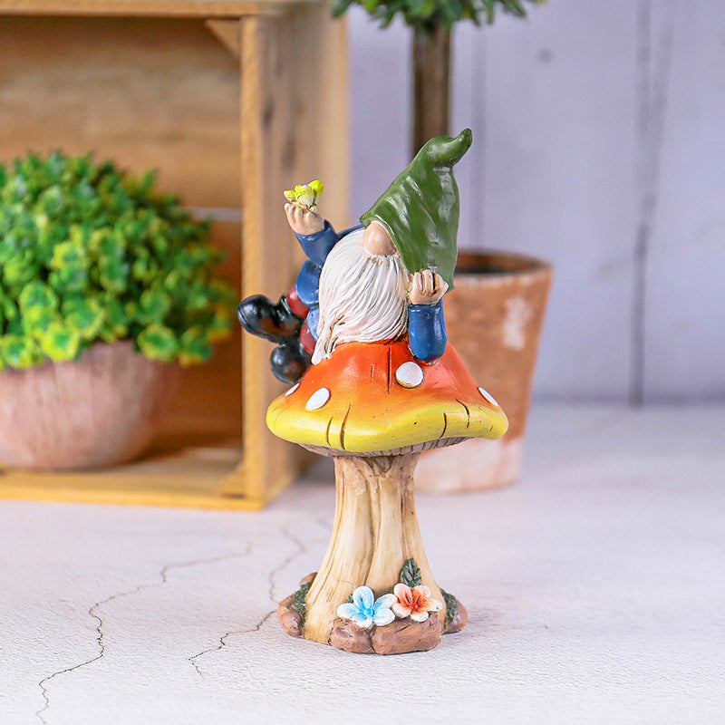 Whimsical Gnome Garden Statue Homeandso
