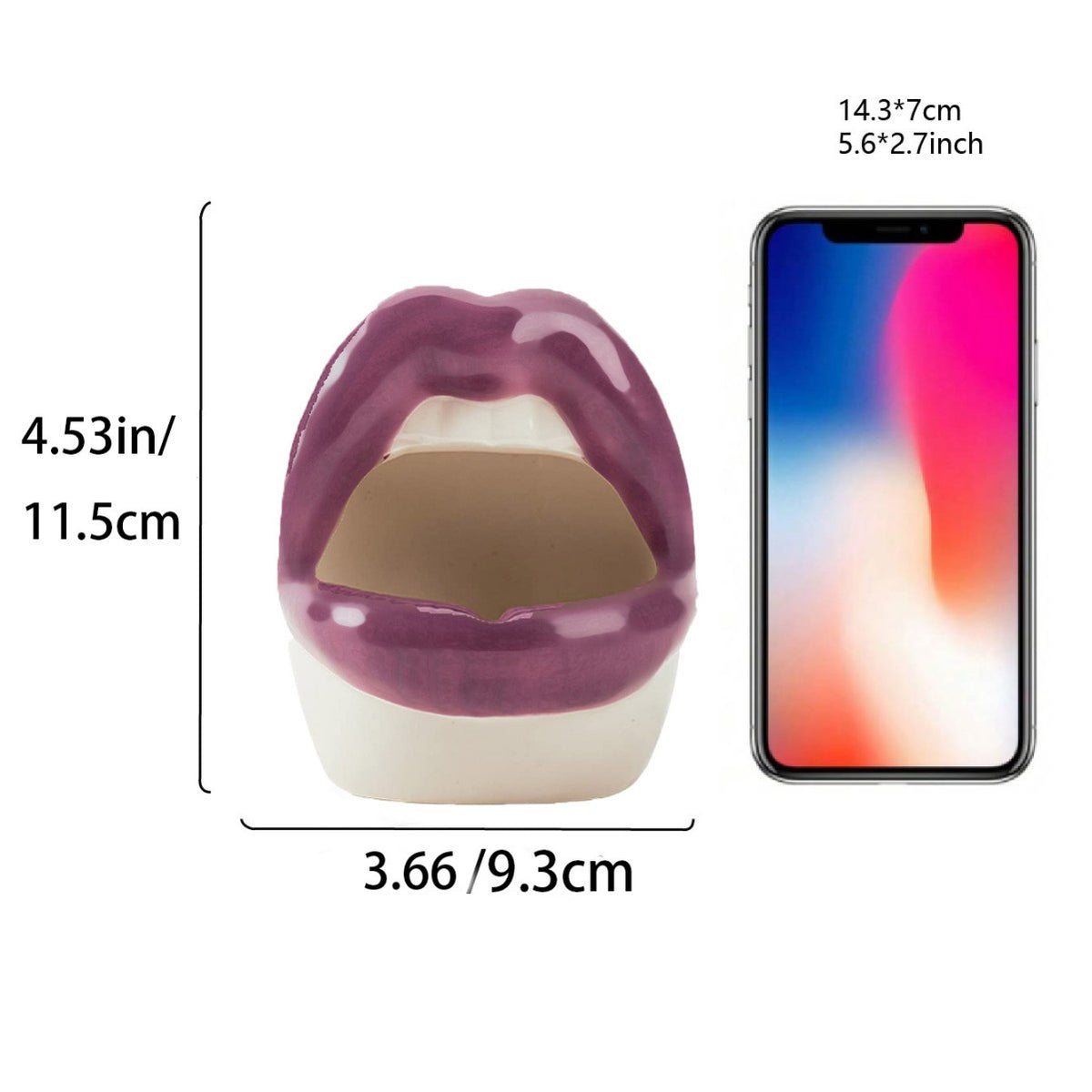 Lip-Shaped Phone Holder Homeandso