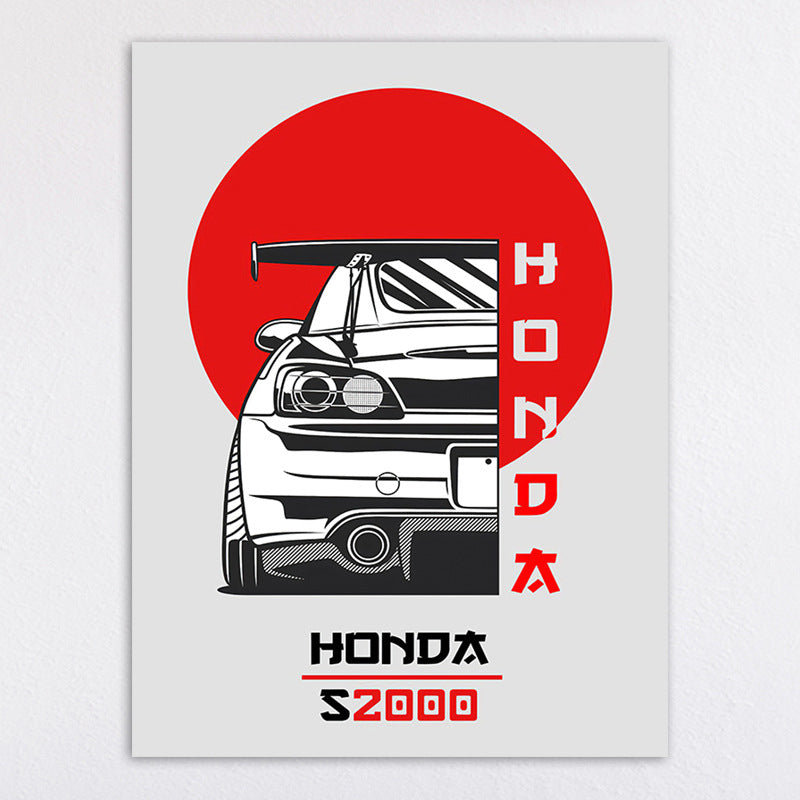 Automotive Art Print Homeandso