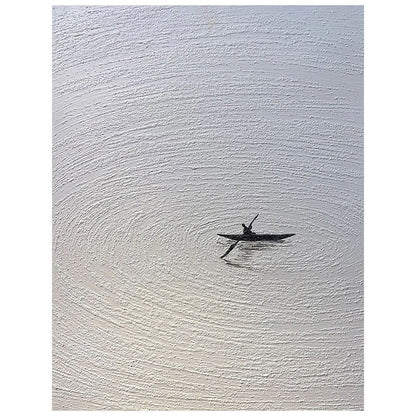 Serene Kayaking Scene Canvas Wall Art Homeandso