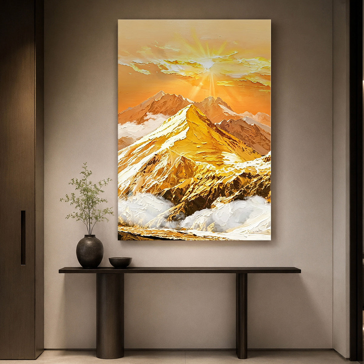 Mountain Landscape Canvas Art Homeandso