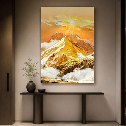 Mountain Landscape Canvas Art Homeandso