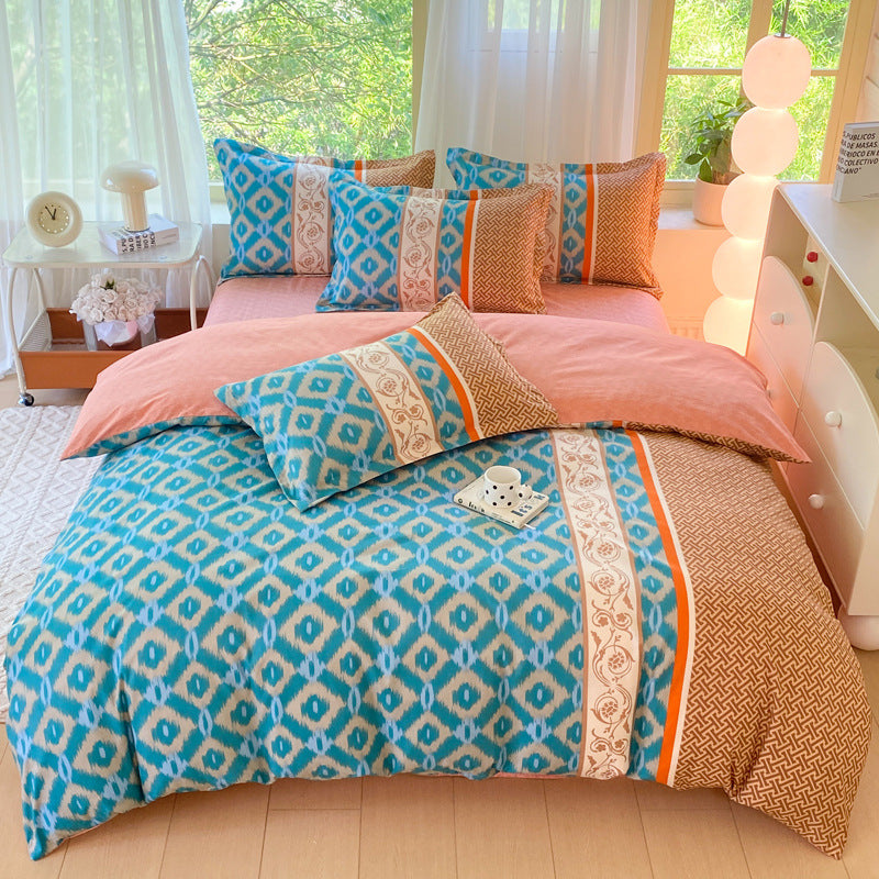 Decorative Tropical Themed Bedding Ensemble Homeandso
