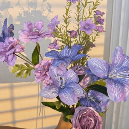 Delightful Vibrant Faux Floral Bouquet