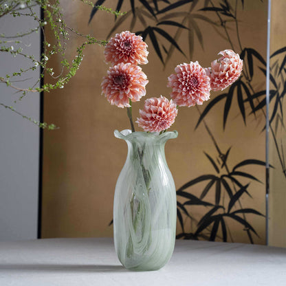 Elegant Handcrafted Glass Vase Homeandso