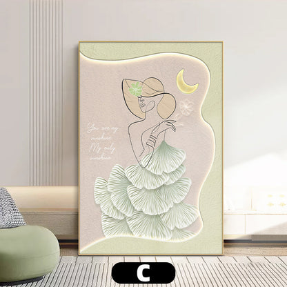Elegant Abstract Art Print Homeandso