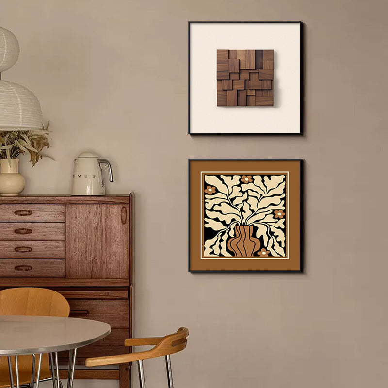 Artistic Wood Mosaic Wall Art Homeandso