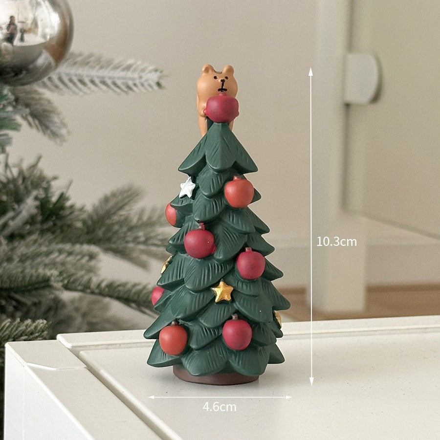 Decorative Miniature Christmas Tree Figurine