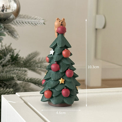 Decorative Miniature Christmas Tree Figurine