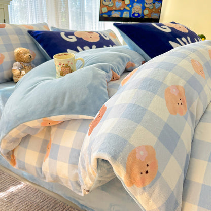 Playful Animal-Themed Comforter Set Homeandso