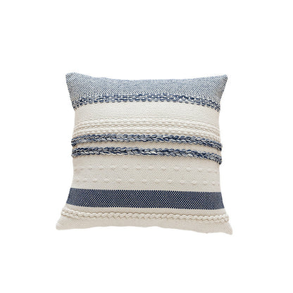 Textured Striped Decorative Cushion